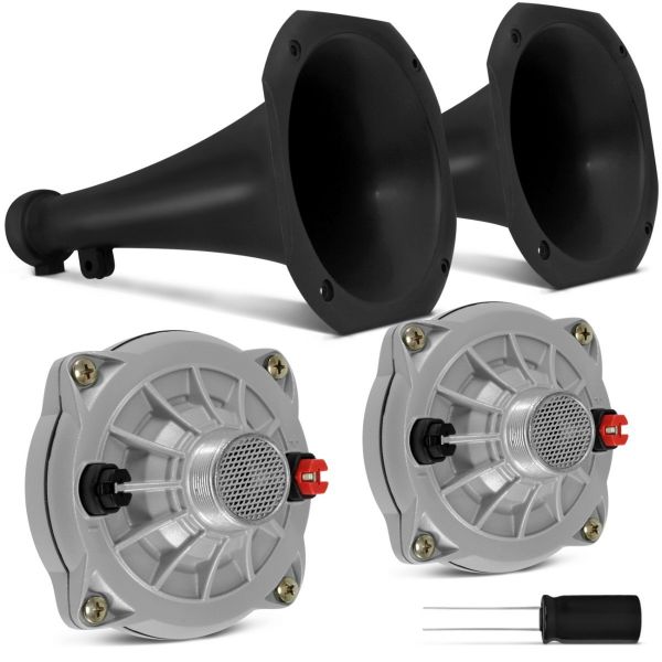 Driver Selenium D250x 100w Rms + 2 Corneta Longa + Capacitor